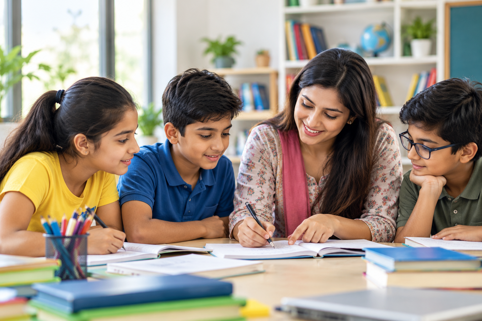 Tutor and student learning together